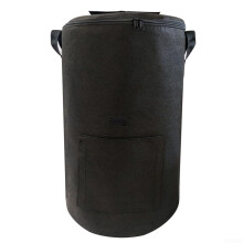 A Practical Addition to Any Garden Sturdy Non Woven Fabric Garbage Bin for Leaves and Scraps (Black)