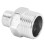 Pipe Adapter 1/2in Male to 1in Male Thread Connection Fitting 1