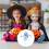 Halloween Percussion Handtrommel Kindersicheres hölzernes-Mime 6