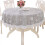 Durable Tablecloth With Solid Elegant Embossed Design, Vinyl Coating Spillproof Protects Table Surface From Scratches, Heavy Duty Waterproof And Wipea 1