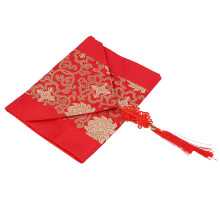 Regali tradizionali per il Capodanno cinese, buste regalo culturali per regali festivi di matrimonio e compleanno, buste rosse in broccato di seta