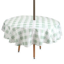 Tovaglia monouso in plastica a quadri, tessuto lavabile e antimacchia per una facile pulizia, retro in morbida flanella, classica e multiuso (152 cm)