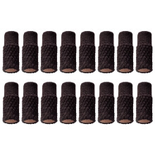 Calcetines de doble grosor para patas de sillas para suelos de madera, almohadillas antideslizantes reutilizables para muebles con eliminación de