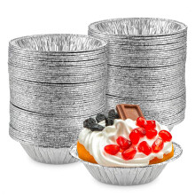 Teglie per crostate in alluminio adatte al forno e al congelatore, mini stampi per torte per cuocere, grigliare e conservare, teglie da forno in
