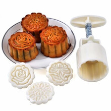 Ρυθμιζόμενο εργαλείο ψησίματος μεγέθους Mooncake, πρέσα για καλούπια Mooncake με