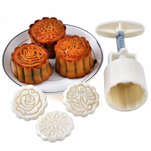 Ρυθμιζόμενο εργαλείο ψησίματος μεγέθους Mooncake, πρέσα για καλούπια Mooncake με