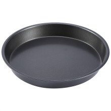 Rund pizzapande til ovnbagning, jævn varmefordeling med problemfrit design, professionelt bageform med let at rengøre non-stick overflade og