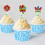Χαρτόνια για cupcakes με καπάκια Dome, χάρτινα ποτήρια ψησίματος Superior Grease Barrier, 4