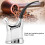Durable Silver Plastic Smoking Pipe Set with Light Removable Design 11