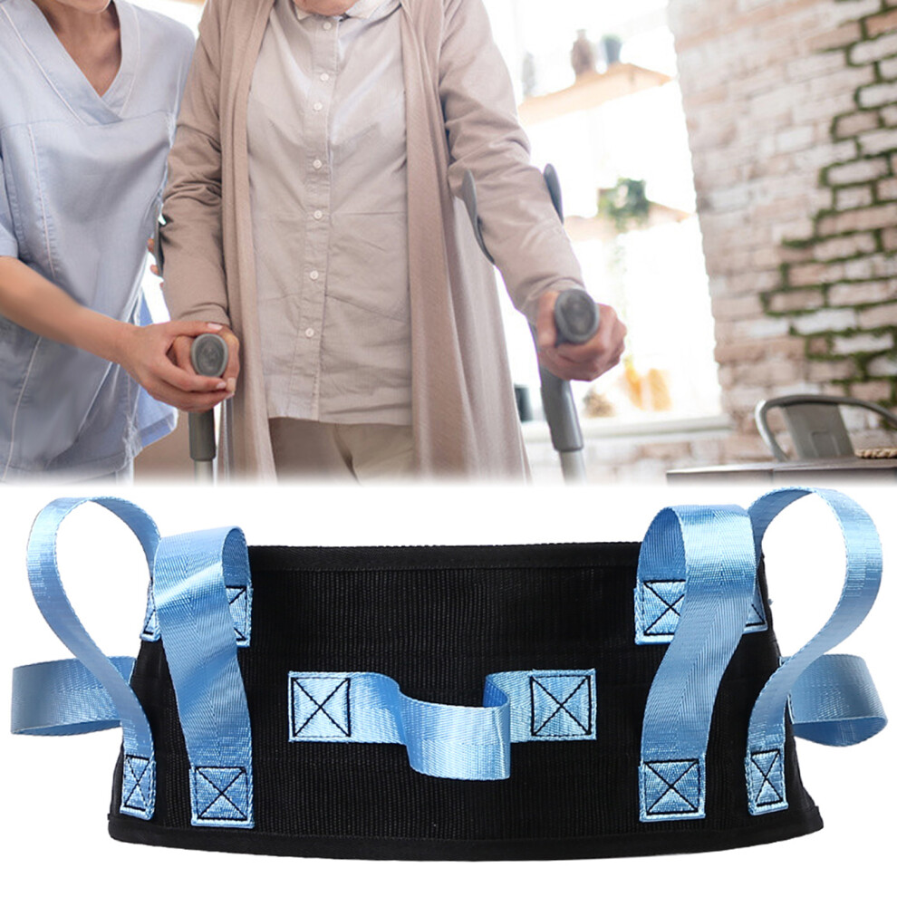 Blue Elderly Waist Traction Belt Patient Transfer & Walking Safety Aid
