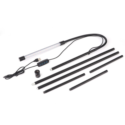 Modern Aluminum LED Floor Lamp 158cm, USB Powered, 10W 1