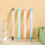 Retractable Eraser Pen Shape Rubber Eraser with-Blue rubber 7