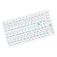 Piano Keyboard Stickers Removable 88/61/54/49/37 Keys Piano Key
