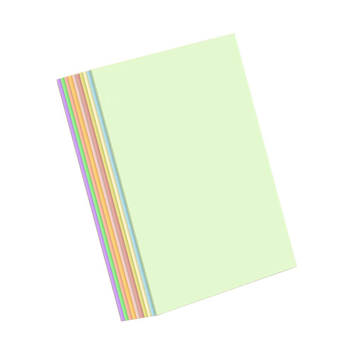 10 Sheets Round Paper Thick Paper-A4 macaron 10 colors