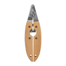 Professional Pet Nail Cutter Metal Blade Wooden Handle Safety