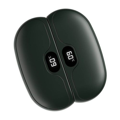 Rechargeable Split Type Hand Warmer 5S Heat-Army Green
