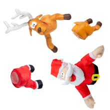 Window Crasher Santa/Reindeer Brokes Out- 2pcs set