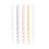 30 Rings PVC Binding Comb 30 Hole Binder-12mm macaron pink 2