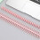 30 Rings PVC Binding Comb 30 Hole Binder-12mm macaron pink 7
