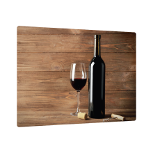 Glass Chopping Board WINE CORK BOARD GLASS 30x40cm
