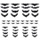 Illuminated Bat Wall Decals Adhesive PVC Bat Clings-48 bats 1