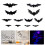 Illuminated Bat Wall Decals Adhesive PVC Bat Clings-48 bats 2