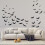 Illuminated Bat Wall Decals Adhesive PVC Bat Clings-48 bats 3