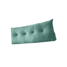 Soft Reading Pillow with 47 Foot Backrest Pillow for Bed-Green
