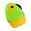 Inkless Roller Security Stamps Package-Woodpecker Blue 1 co 1