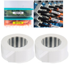 2Pcs Thermal Label Tape, 15mm x 4m, for TEPRA LR5C & Labelers