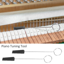 4Pcs Rubber Wedge Mute Set for Piano Tuning and Keyboard Maintenance Black