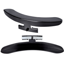 Black Zinc Alloy Banjo Armrest Single Leg Repair Protector for Stringed Instruments