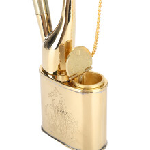 Portable Metal Water Pipe 901 - Vintage Style Dual Function Design