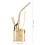 Portable Metal Water Pipe 901 - Vintage Style Dual Function Design 8