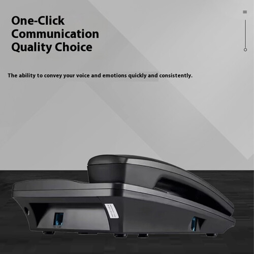 (white) Desk Phone With Calculator Function Calculate Conveniently At Desk 2