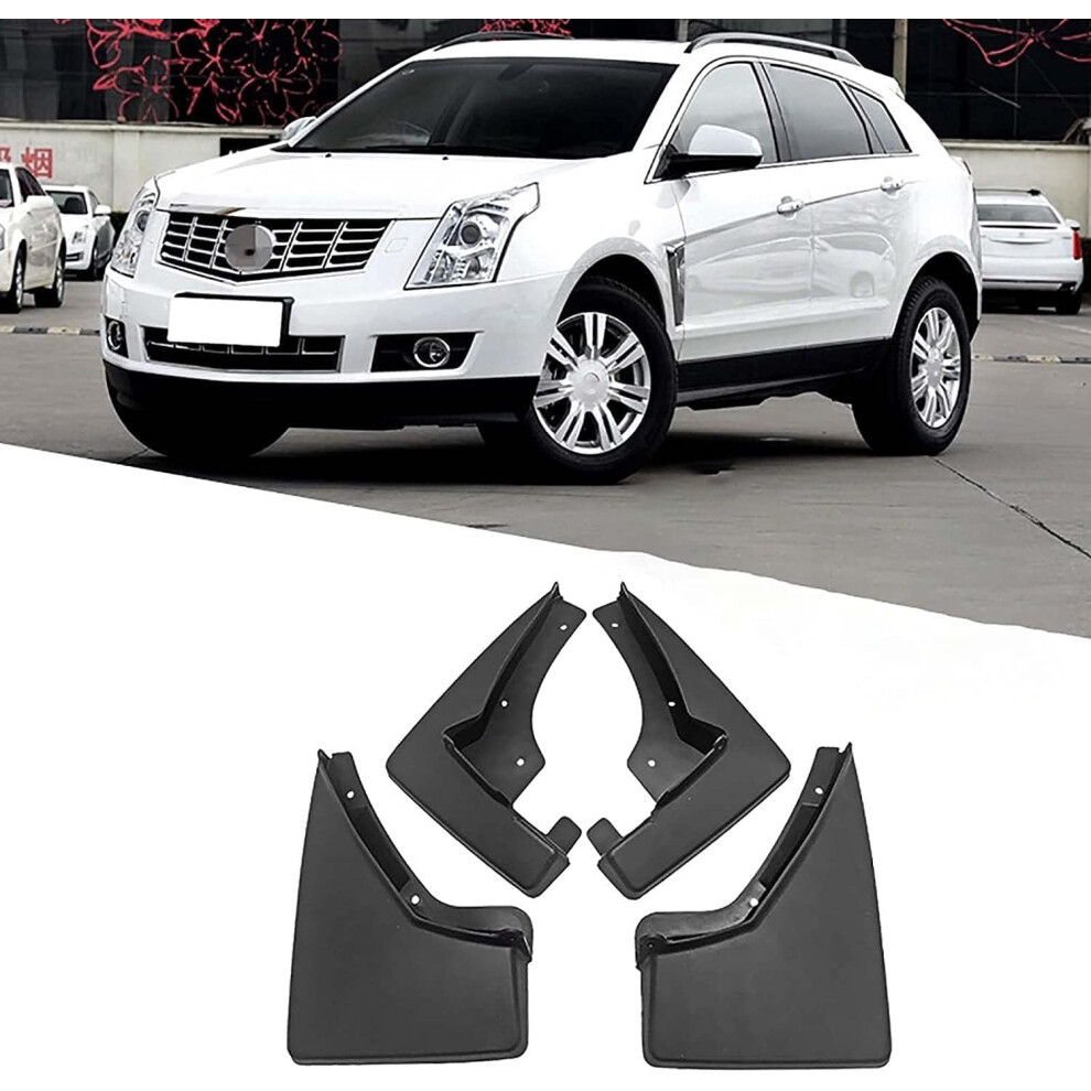 Mud Flaps Splash Guards For Cadillac Srx 2008-2020, Front Rear Mudguards Full Protection Splash Accessories No Drilling Required 9067246748784