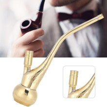 Mini Copper Alloy Smoking Pipe with Water Filter - Removable & Portable Design