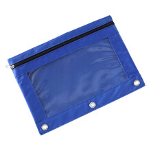 Transparente PVC-Ordner mit extra großem-Marineblau