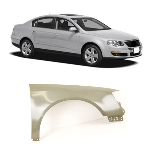 VW Passat B6 2005-2010 Front Wing Primed Driver Side 1