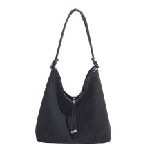 Crossbody handtas portemonnees dames met verstelbare riem-Zwart