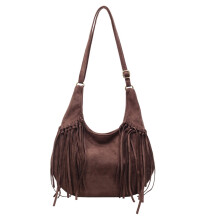 Stijlvolle crossbodytas, schoudertas met-Koffie kleur