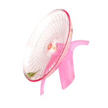 Secure Base Pet Exercise Dish Quiet Plastic Wheel For-pink