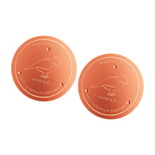 Strong 3 Point Base Bronze Plate Maintains Clean Bird-2 packs