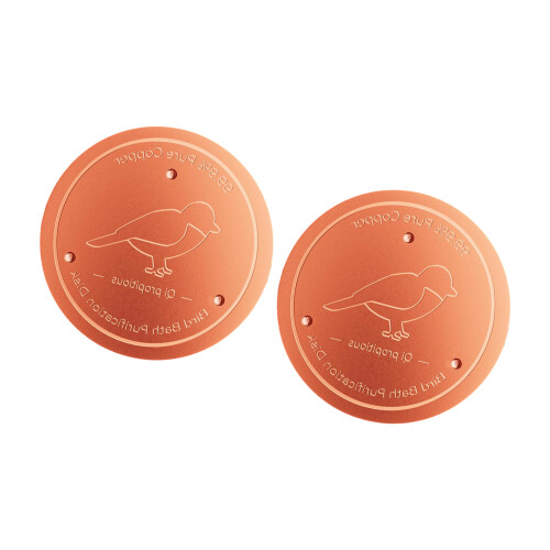 Strong 3 Point Base Bronze Plate Maintains Clean Bird-2 packs