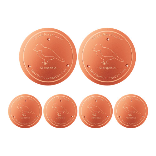 Strong 3 Point Base Bronze Plate Maintains Clean Bird-2 packs 1