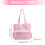 Zeitgenössische transparente Tasche im koreanischen Stil,-Rosa 3