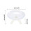 Strong Dish Hamster Wheel Easy to Clean Plastic Small Pet-White 4