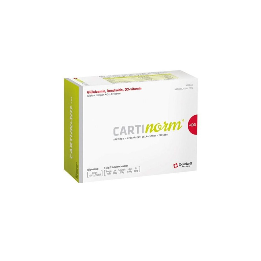 Alpha-Herb Cartinorm + Vitamin D3 60 Tablets