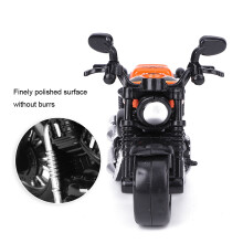 Legering Motorrad Spielzeugmodell - Zurückziehen, Orange, 9x5,5x6,3cm
