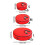 Traditional Color Holiday Wreath Storage Bag Durable PE-M 3